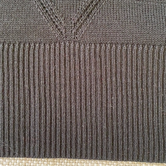 Banana Republic Womens V-Neck Black Knit Long Sleeve Office Casual Sweater-Sz-L - Picture 11 of 16